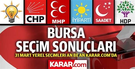Bursa 2019 seçim